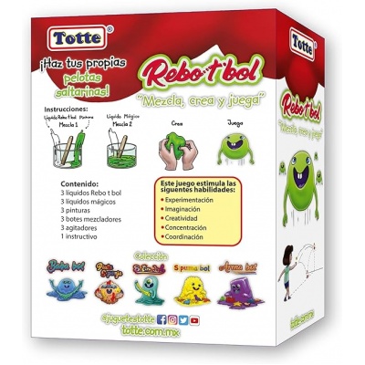 Juego Para Experimento:  Mezcla, Crea Y Juega  Kit Rebot bol