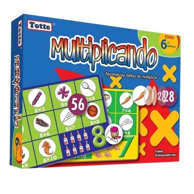 Juego De Mesa Didáctico: Multiplicando